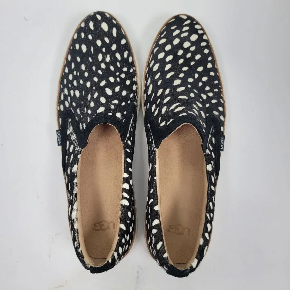 UGG Soleda Women's Exotic Black Slip-On Sneakers S/N1096943 US Size 9 - Picture 7 of 10